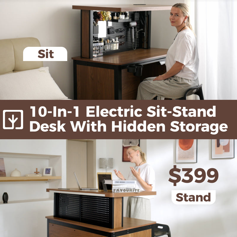 World's First Dual-Level Electric Sit-Stand Desk