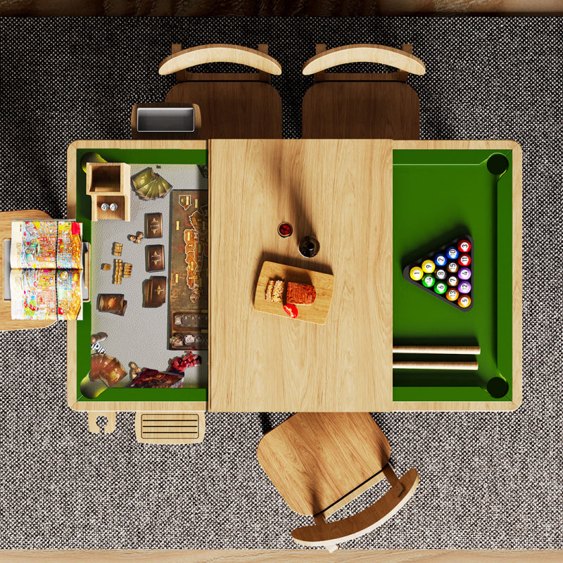 World’s First 4-in-1 Expandable Gaming & Dining Table