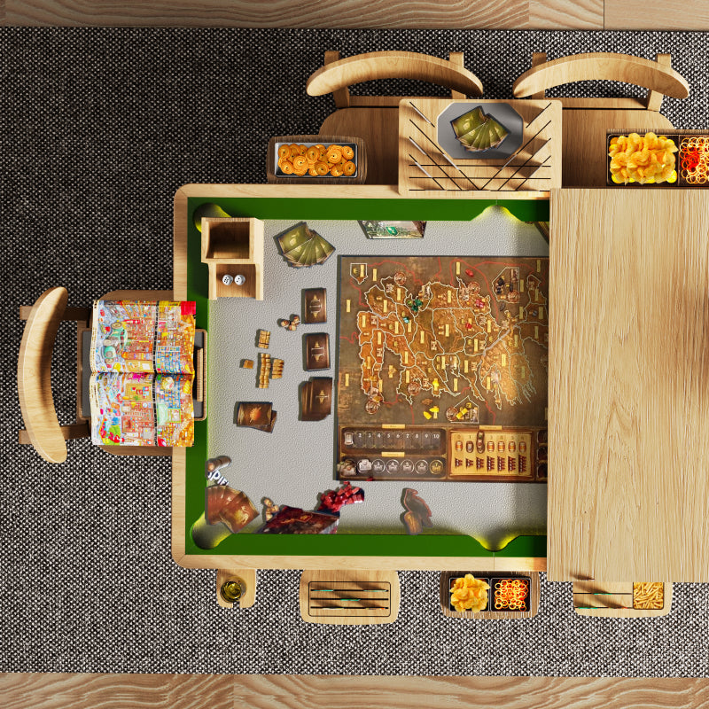 World’s First 4-in-1 Expandable Gaming & Dining Table